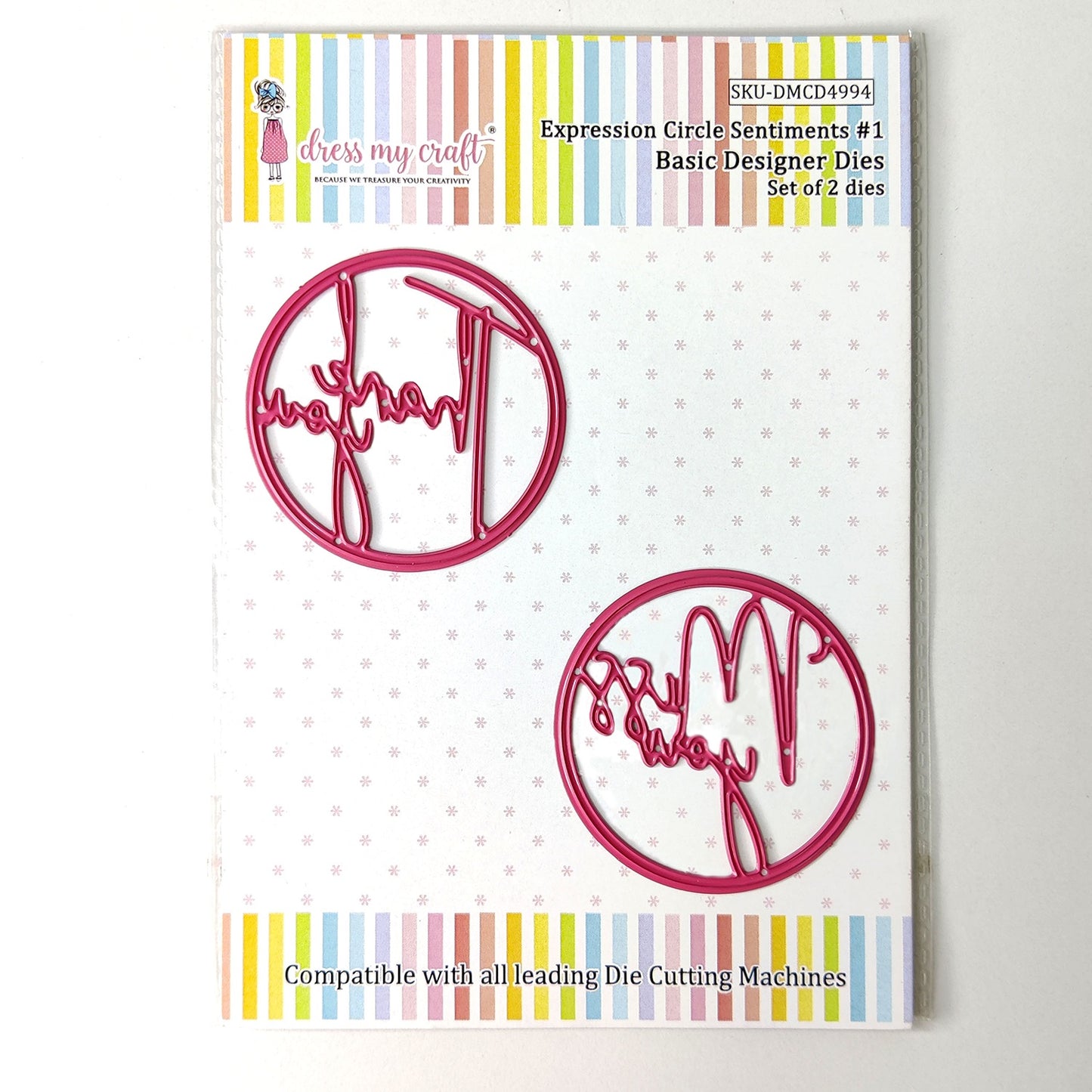 Expression Circle Sentiments #1 - Basic Designer Dies