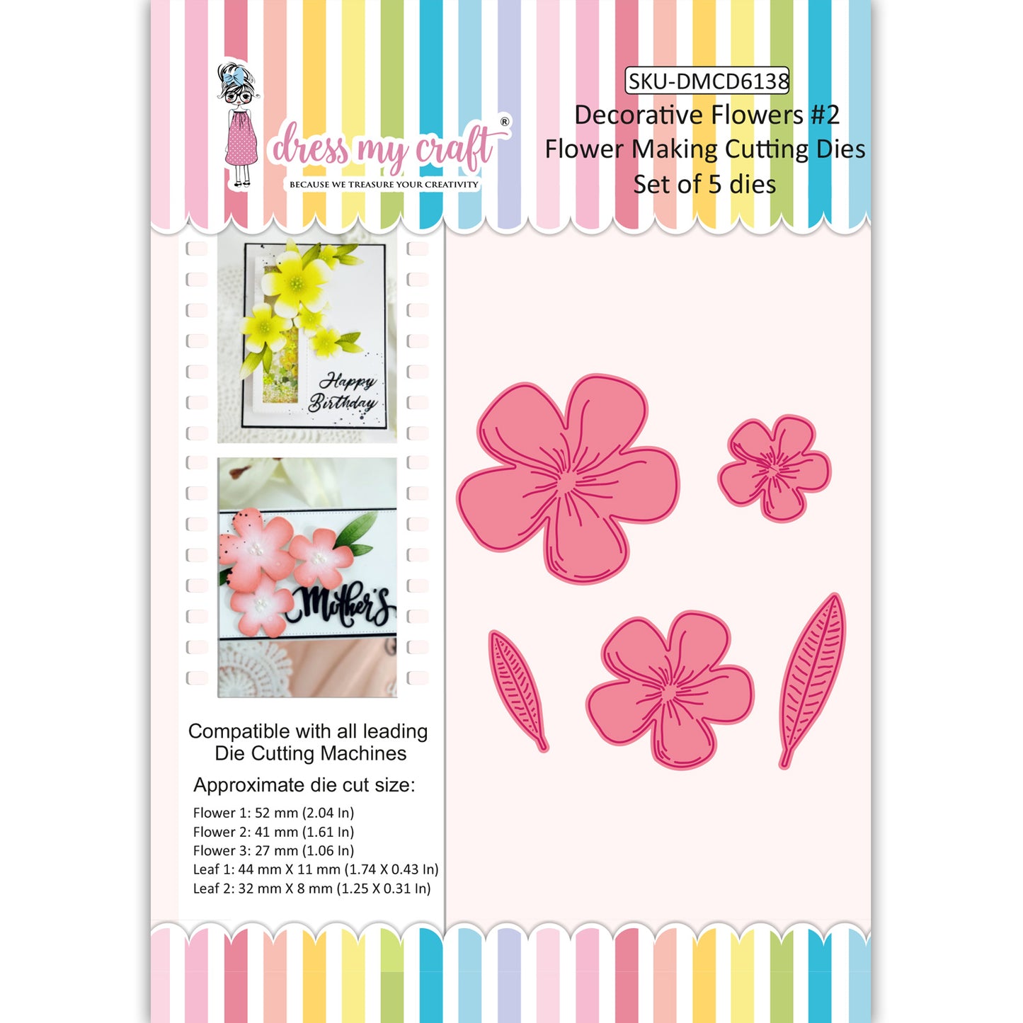 Decorative Flowers #2 - Flower Making Cutting Dies