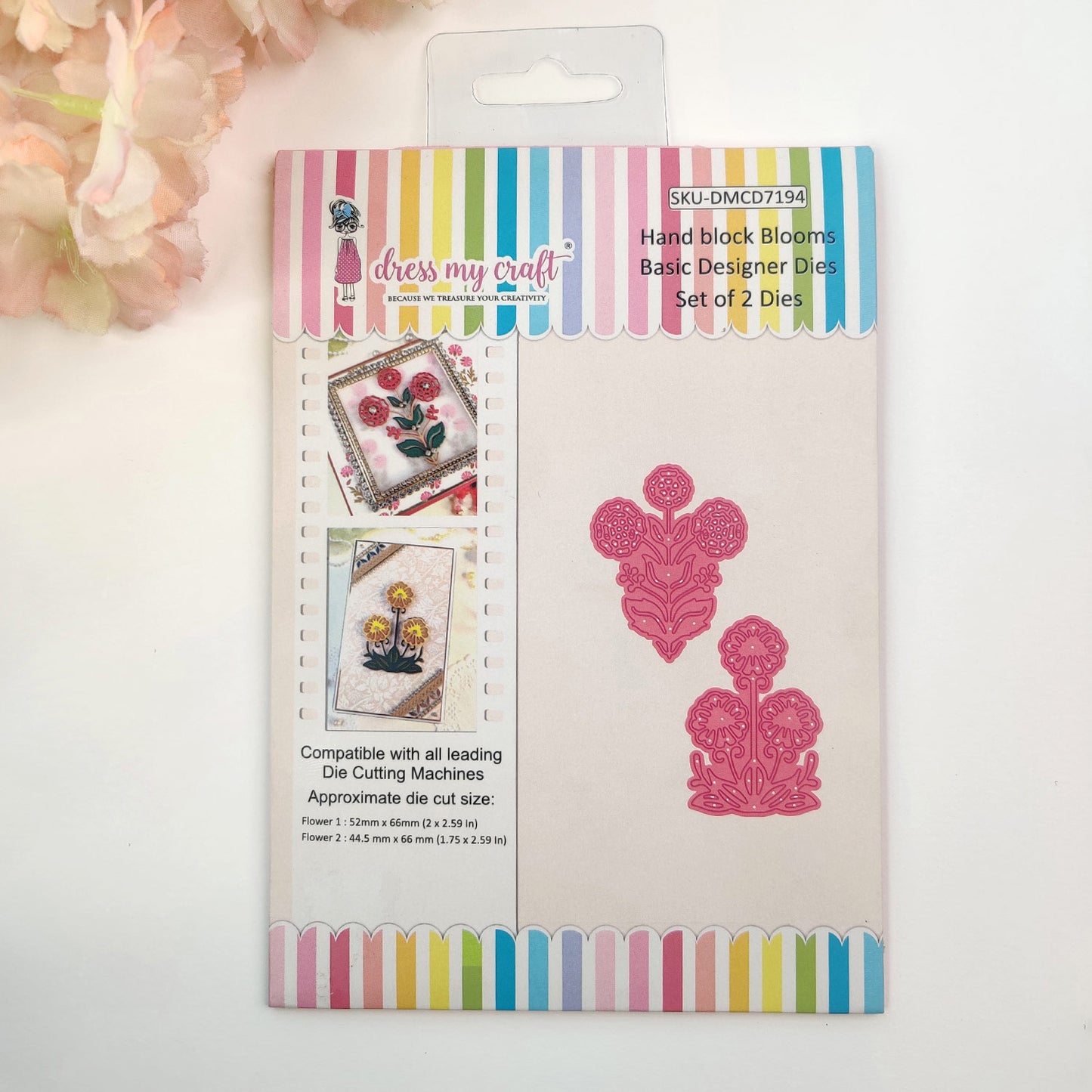 Hand Block Blooms - Basic Designer Dies