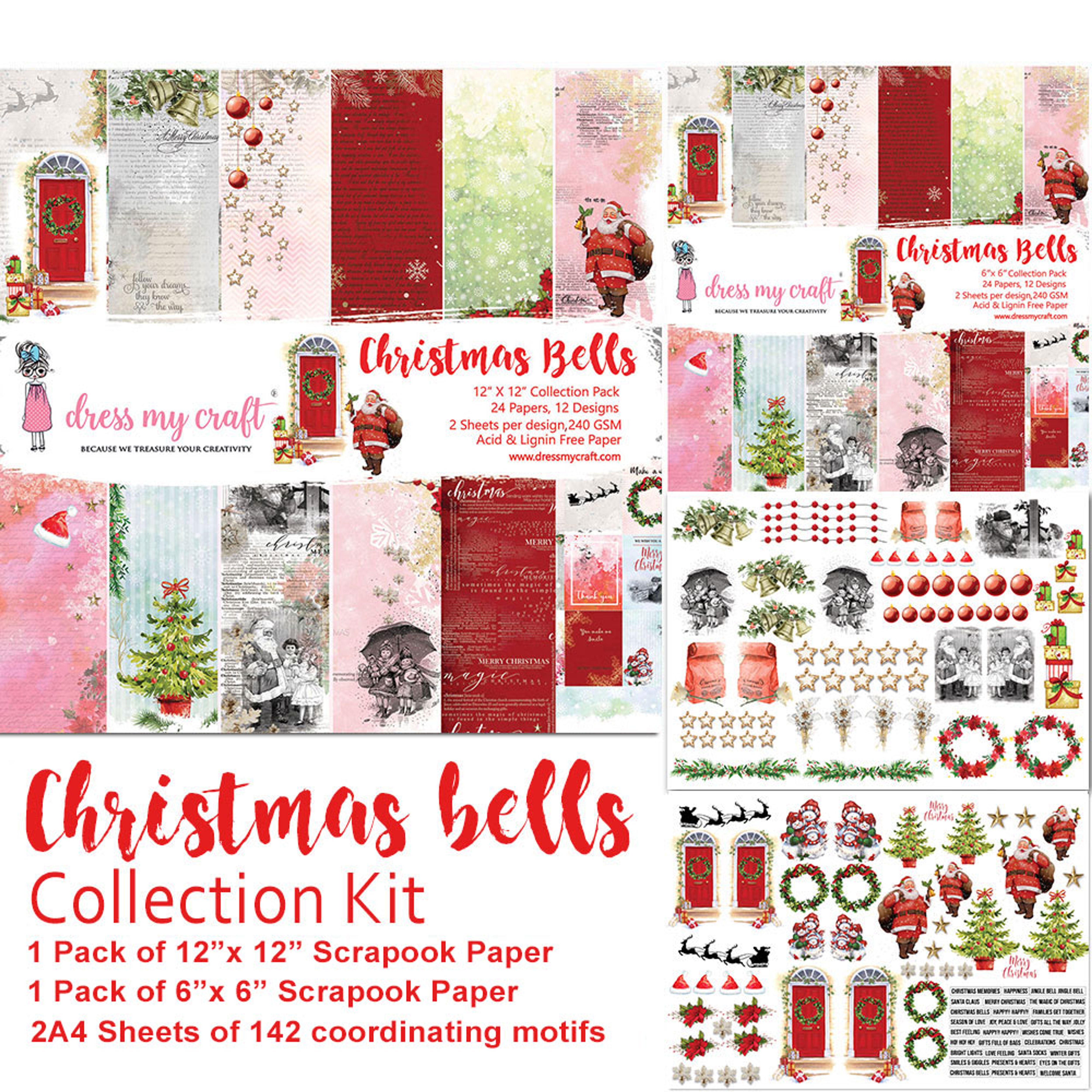 dress my craft christmas bells Dress My Craft Christmas Bells Collection