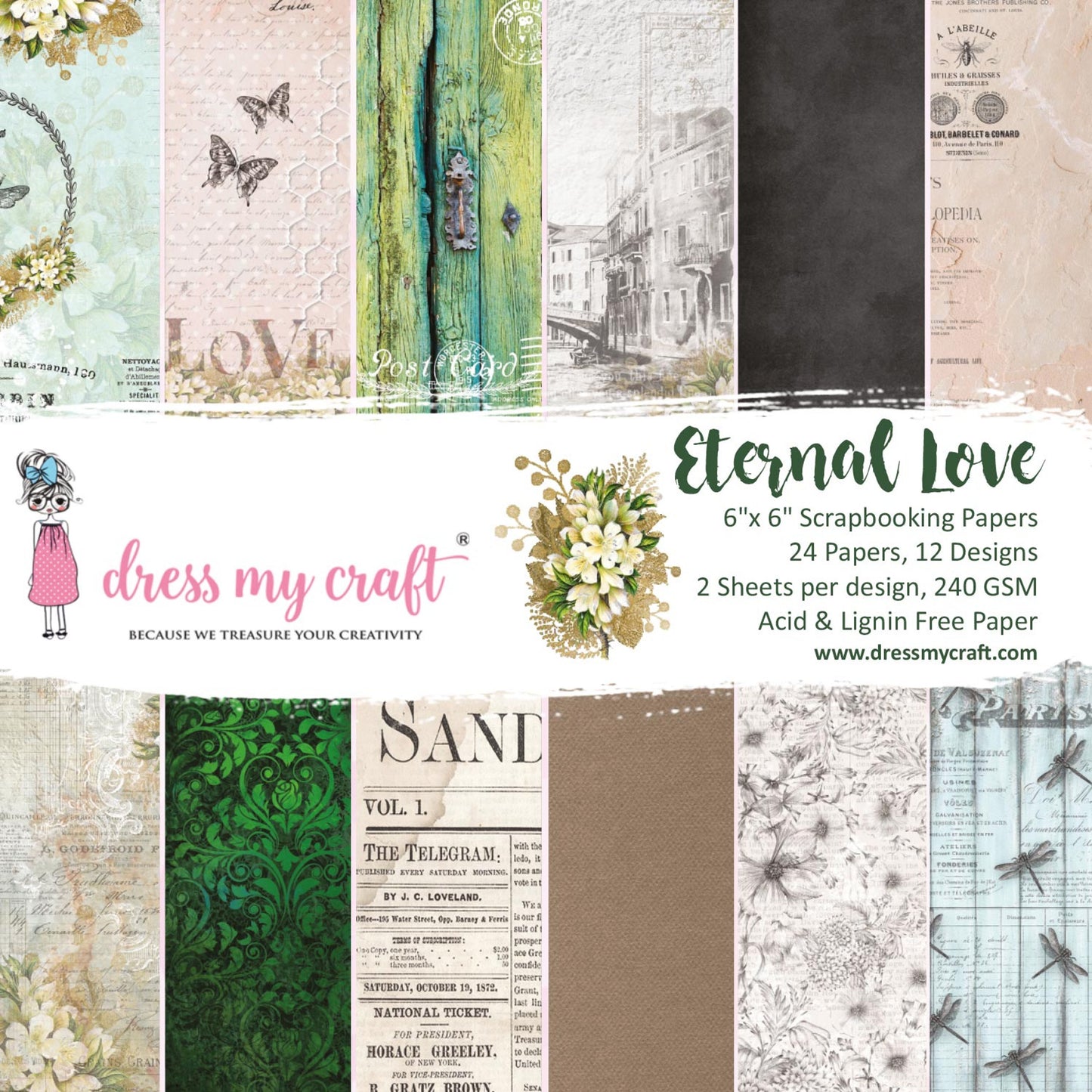 Eternal Love 6"x6" Paper Pad