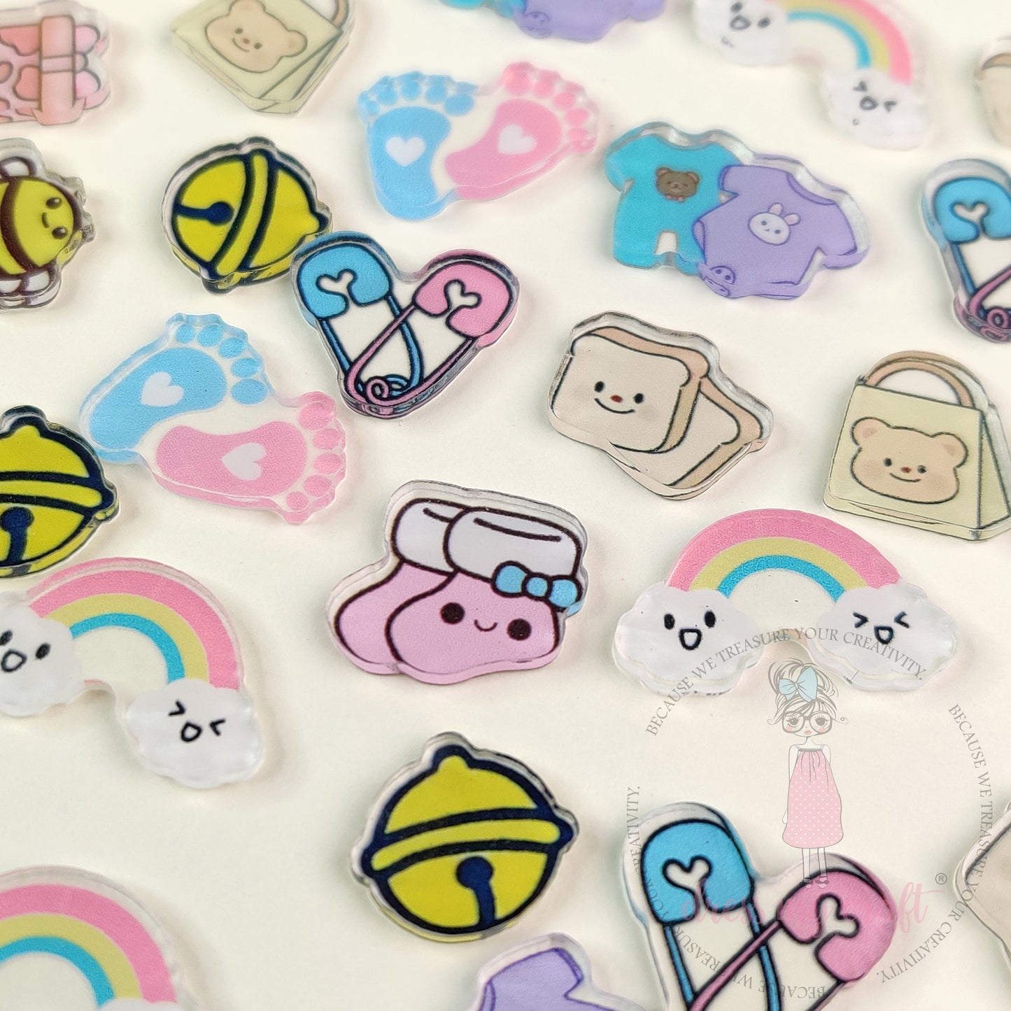 Adorable Mini Acrylic Charms