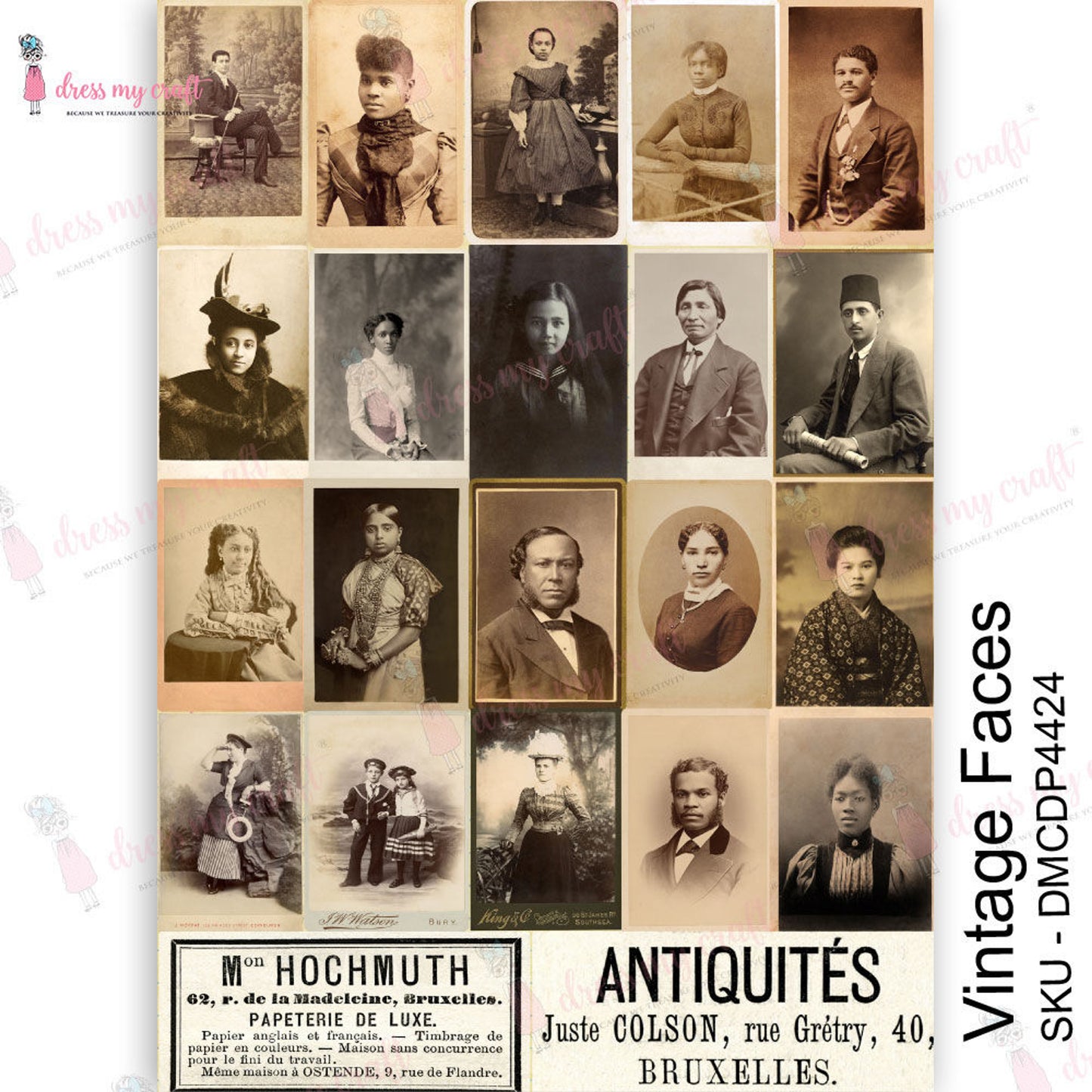 Vintage Faces - Transfer Me