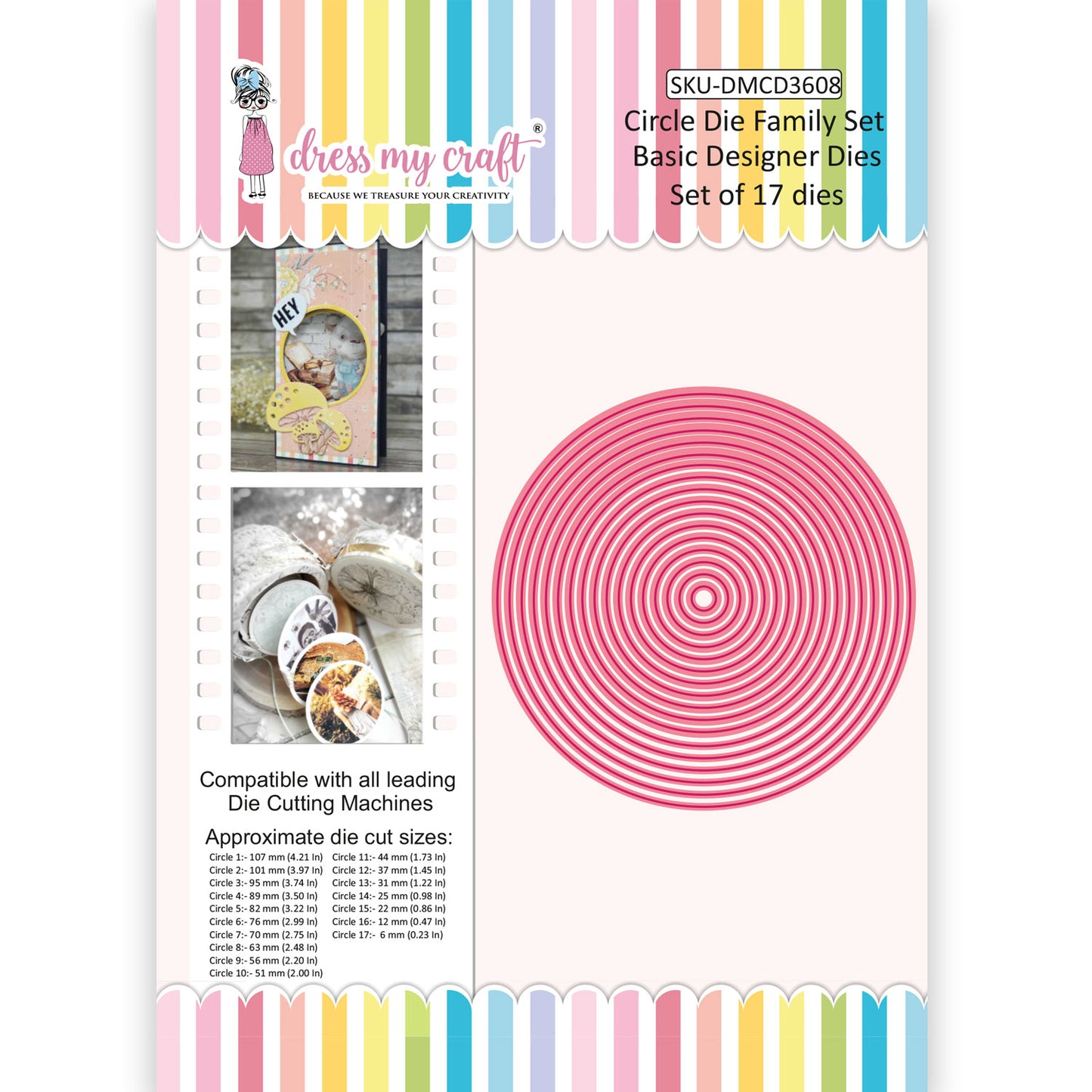 Circle Die Family Set - Basic Designer Die