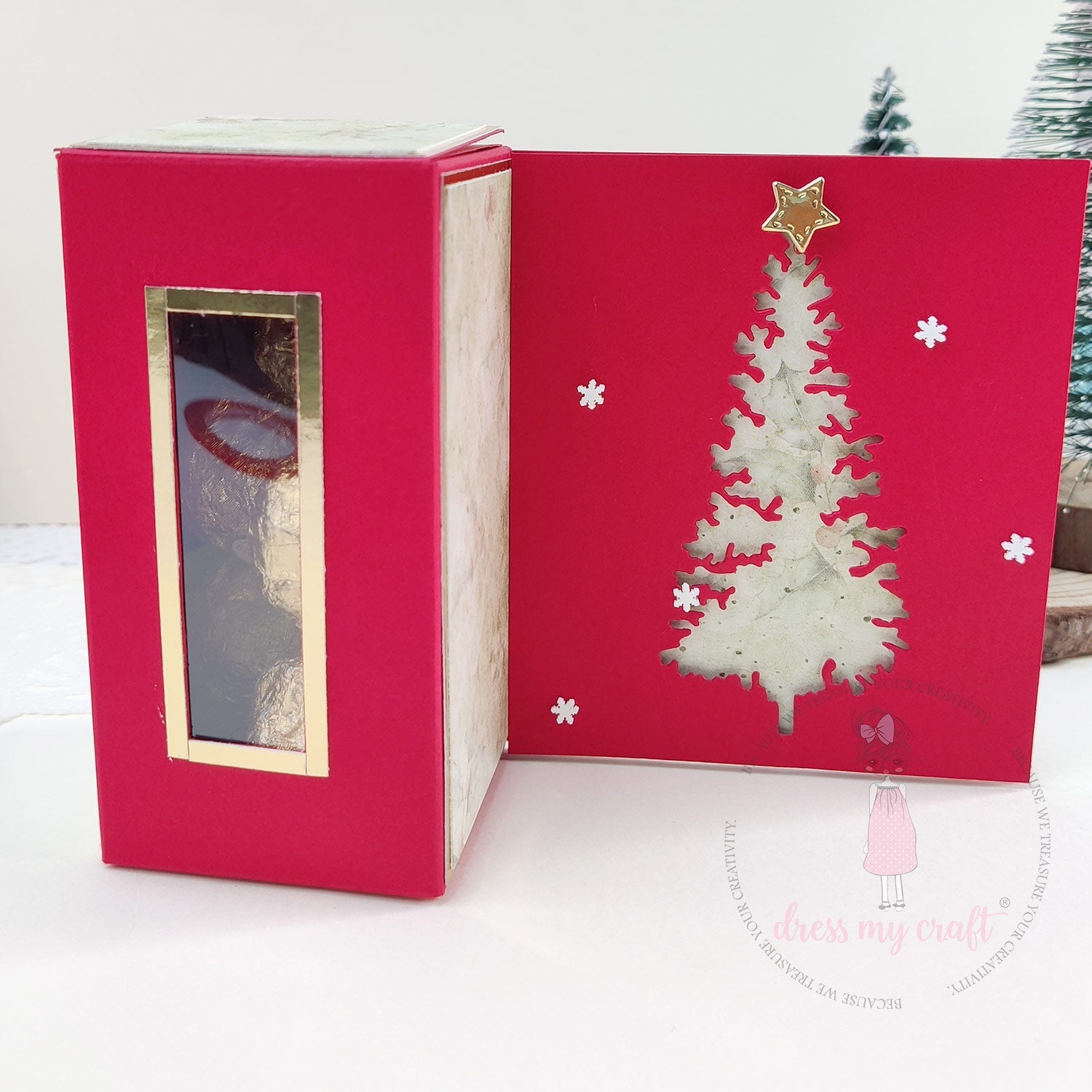 Tree Window Gift Card Box