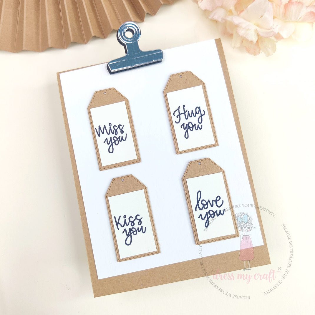 Paper Clip Card – Dress my craft