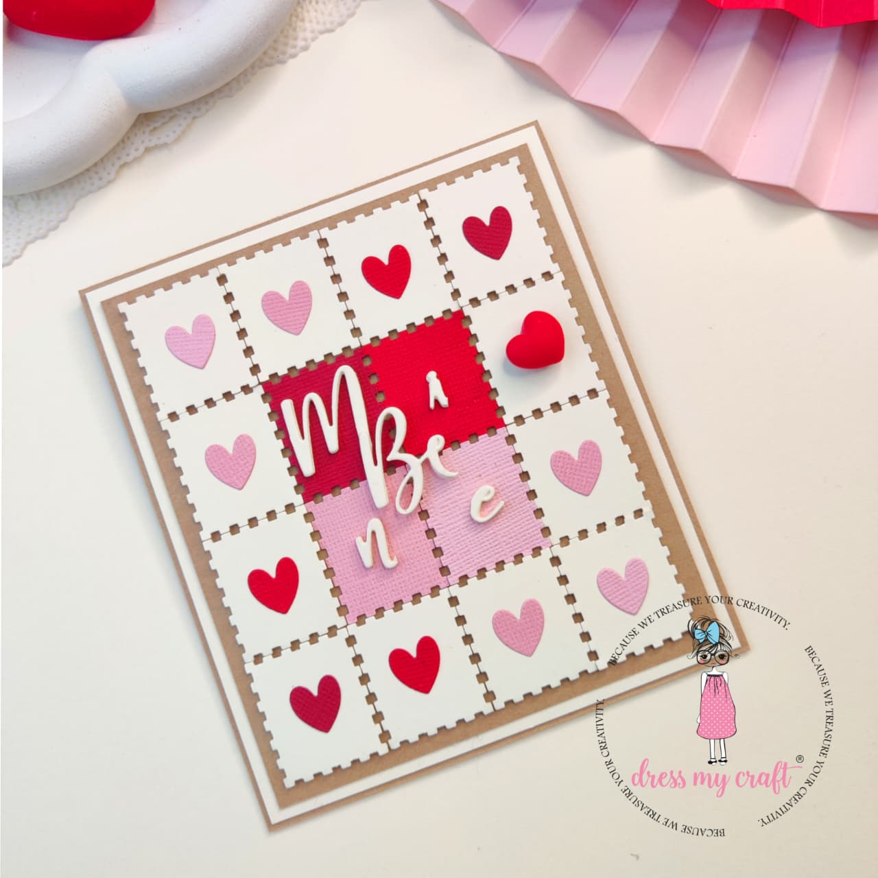 “Be Mine” Love Grid Card