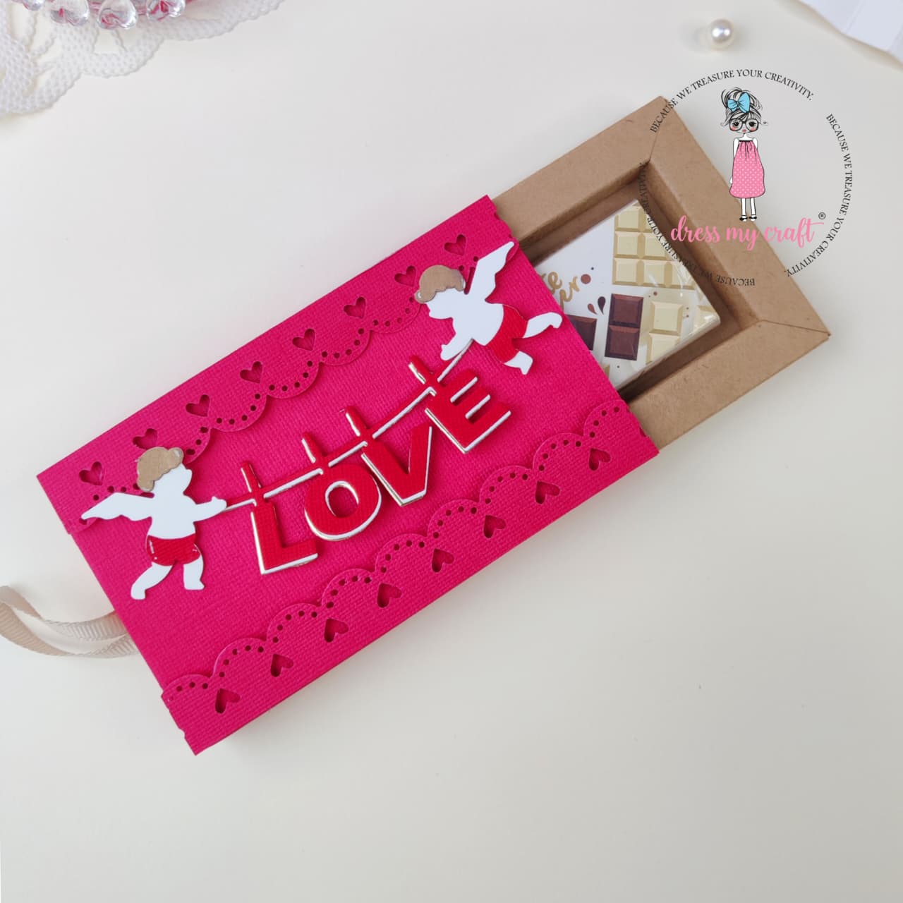Love Angel Chocolate Slider Gift Box