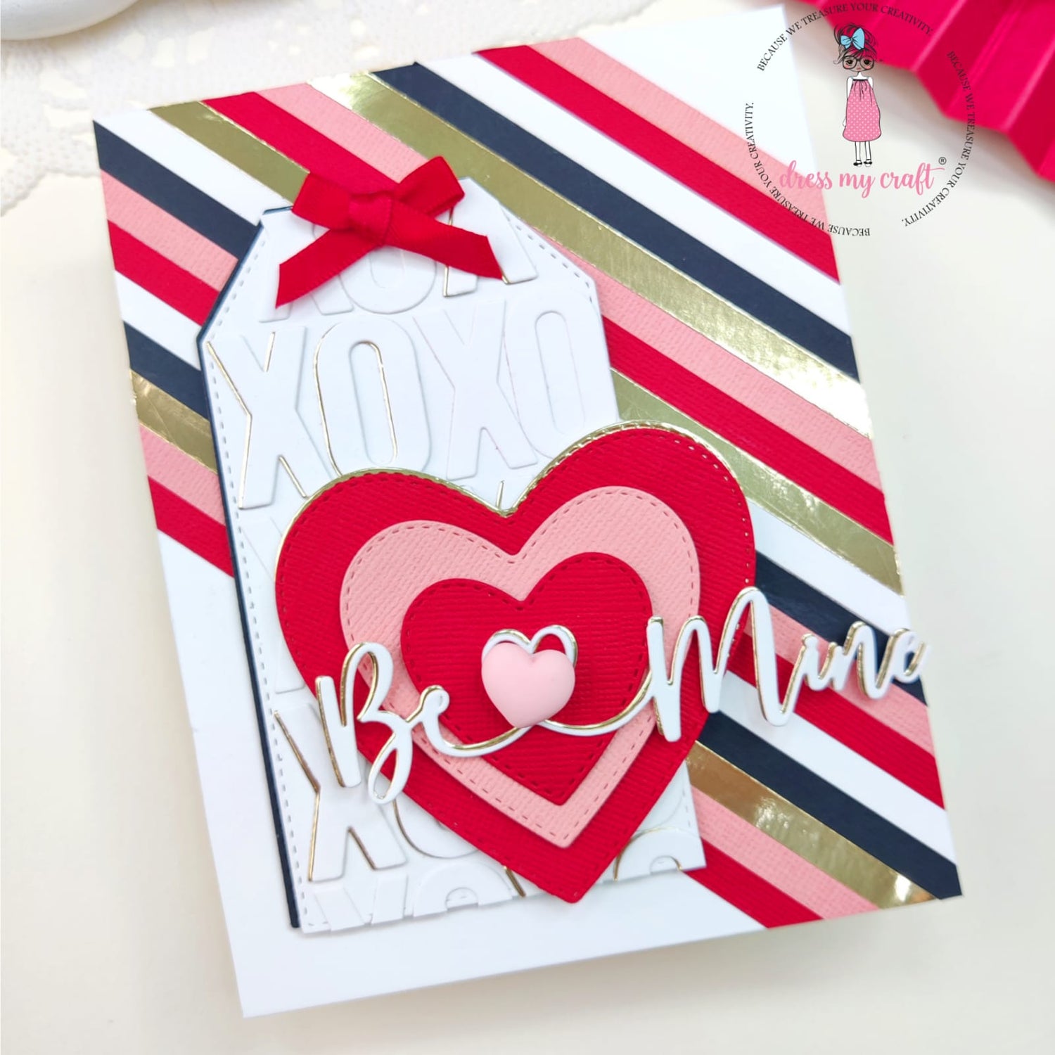 Be Mine Valentine Handmade Card