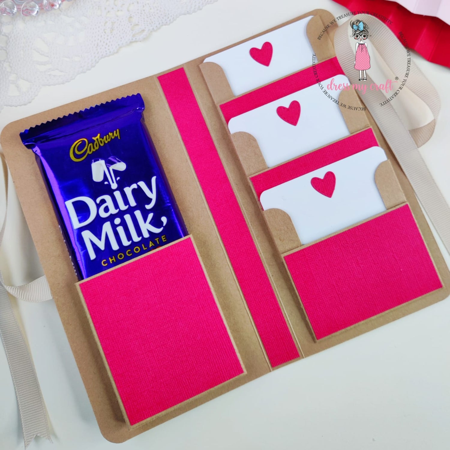 Chocolate Sweet Heart Pocket Box