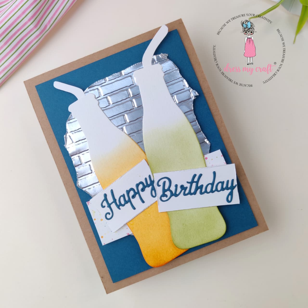 Happy Birthday Cola Bottle Card