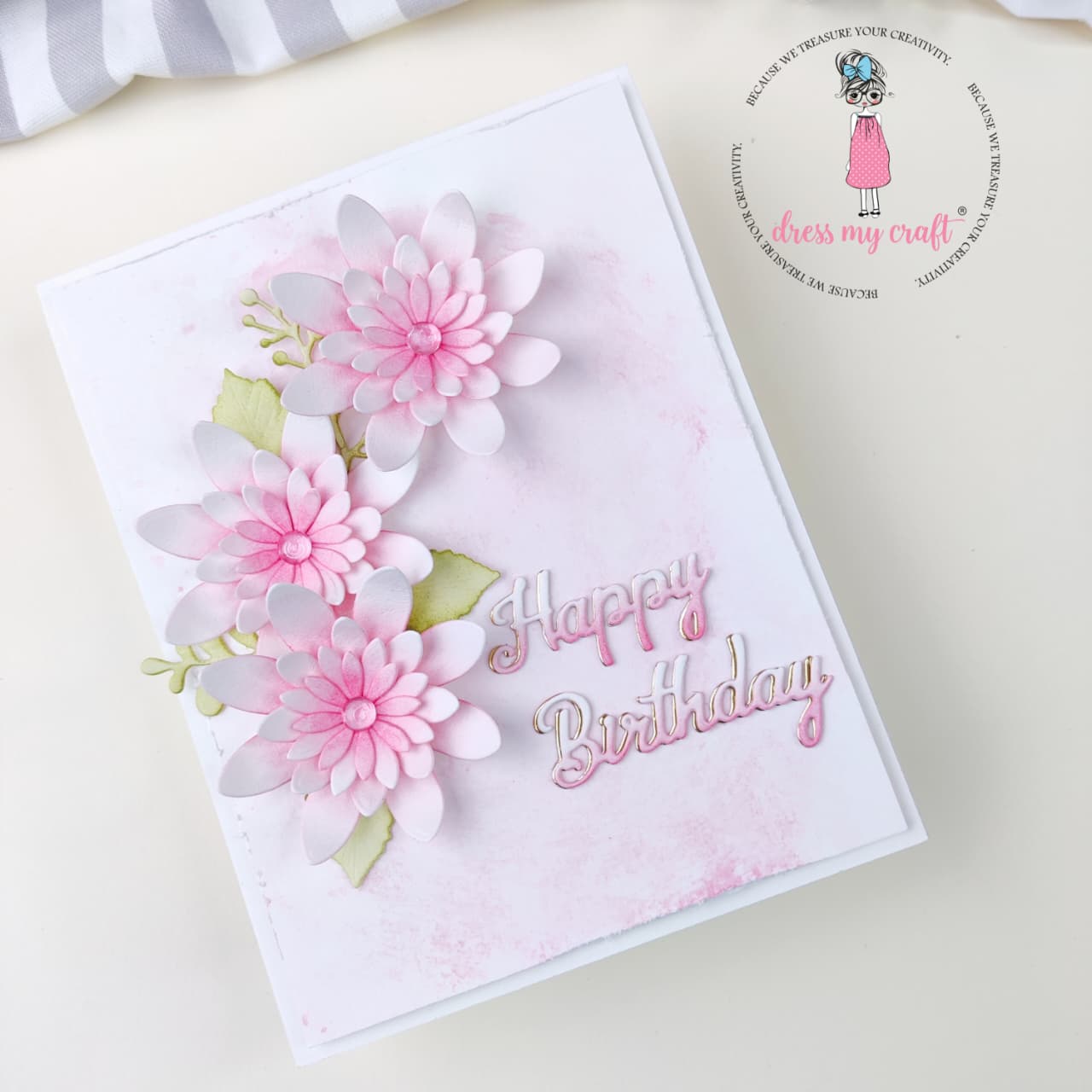 ELEGANT Floral Birthday Card