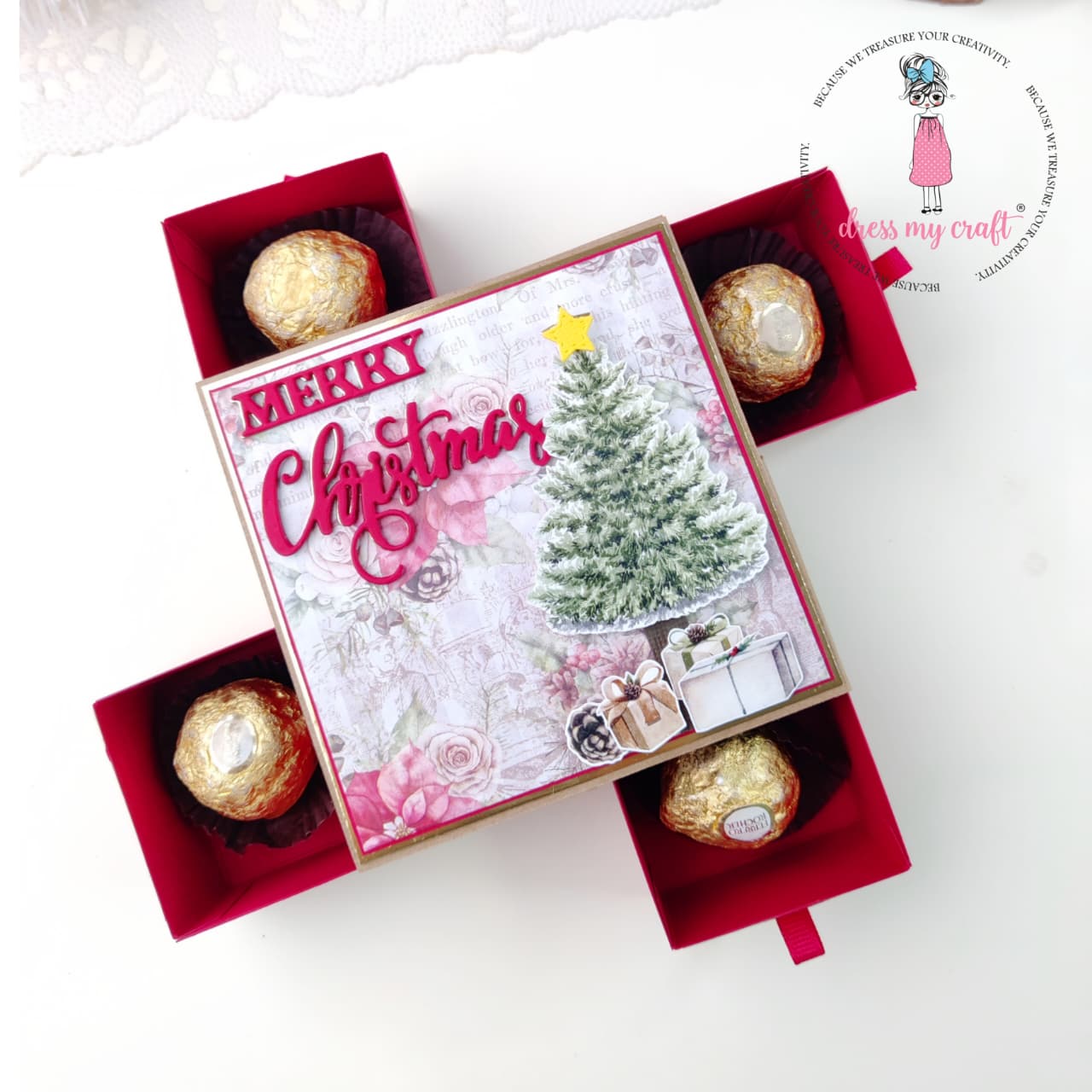 Merry Christmas 4 sided box
