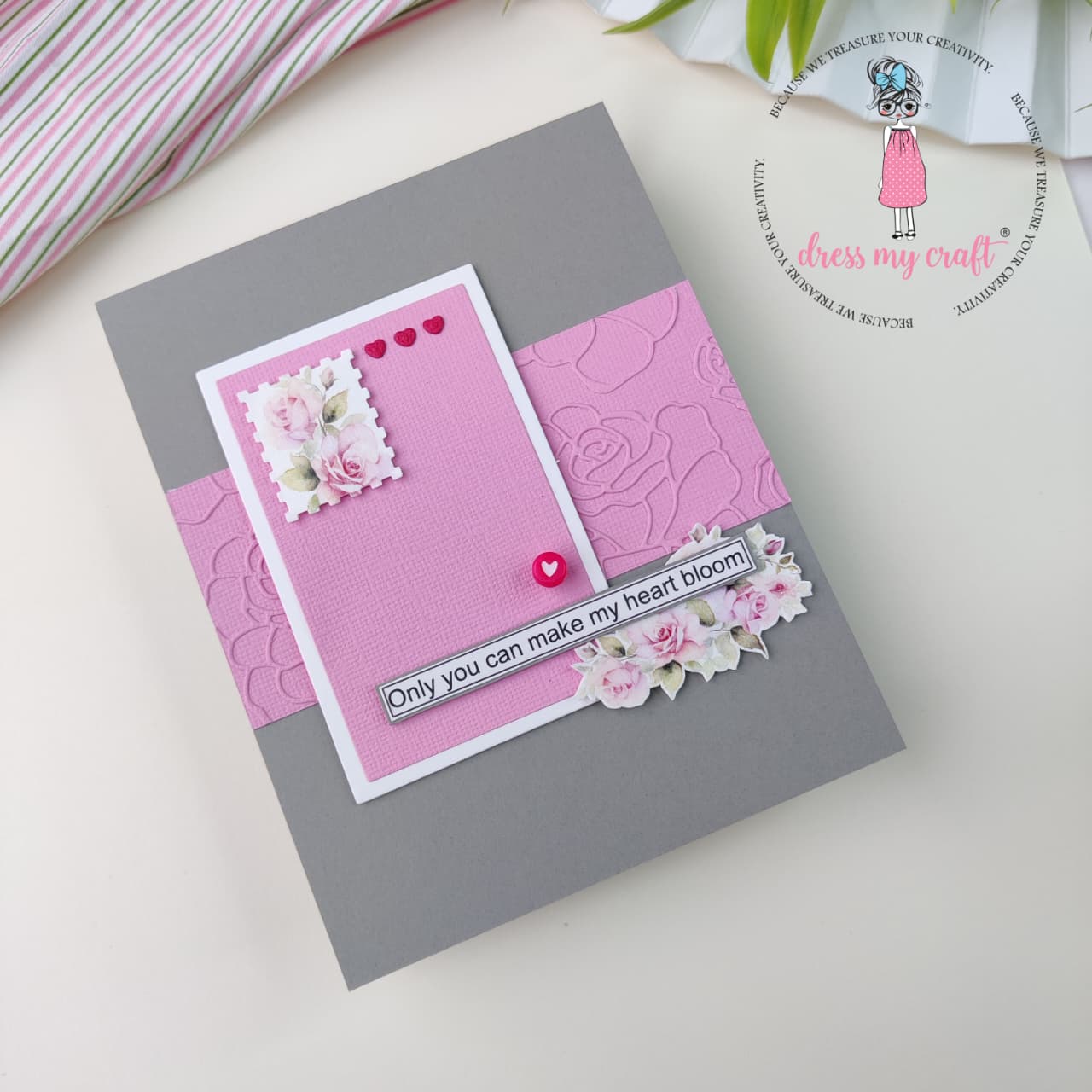 Rose Bloom Card