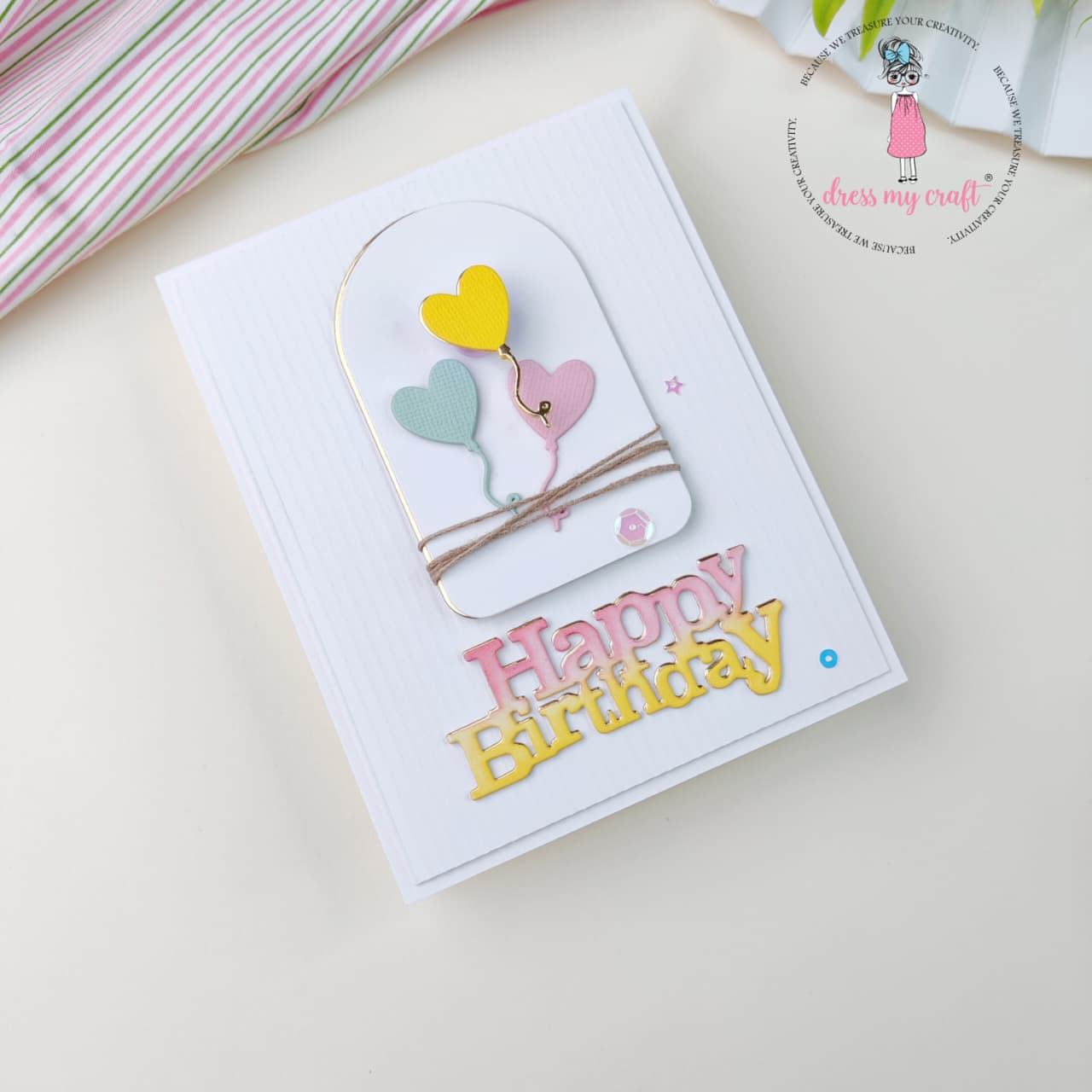 Birthday Balloon – Handmade Greeting Card