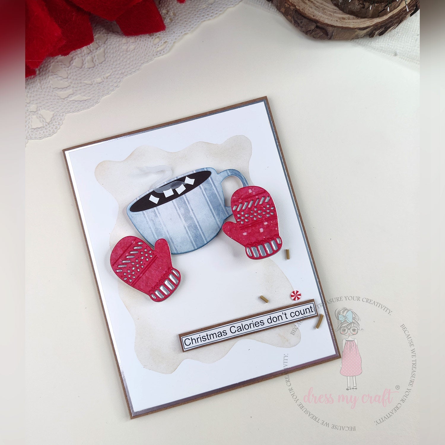 Christmas Calories Don’t Count – Cozy Cocoa Card