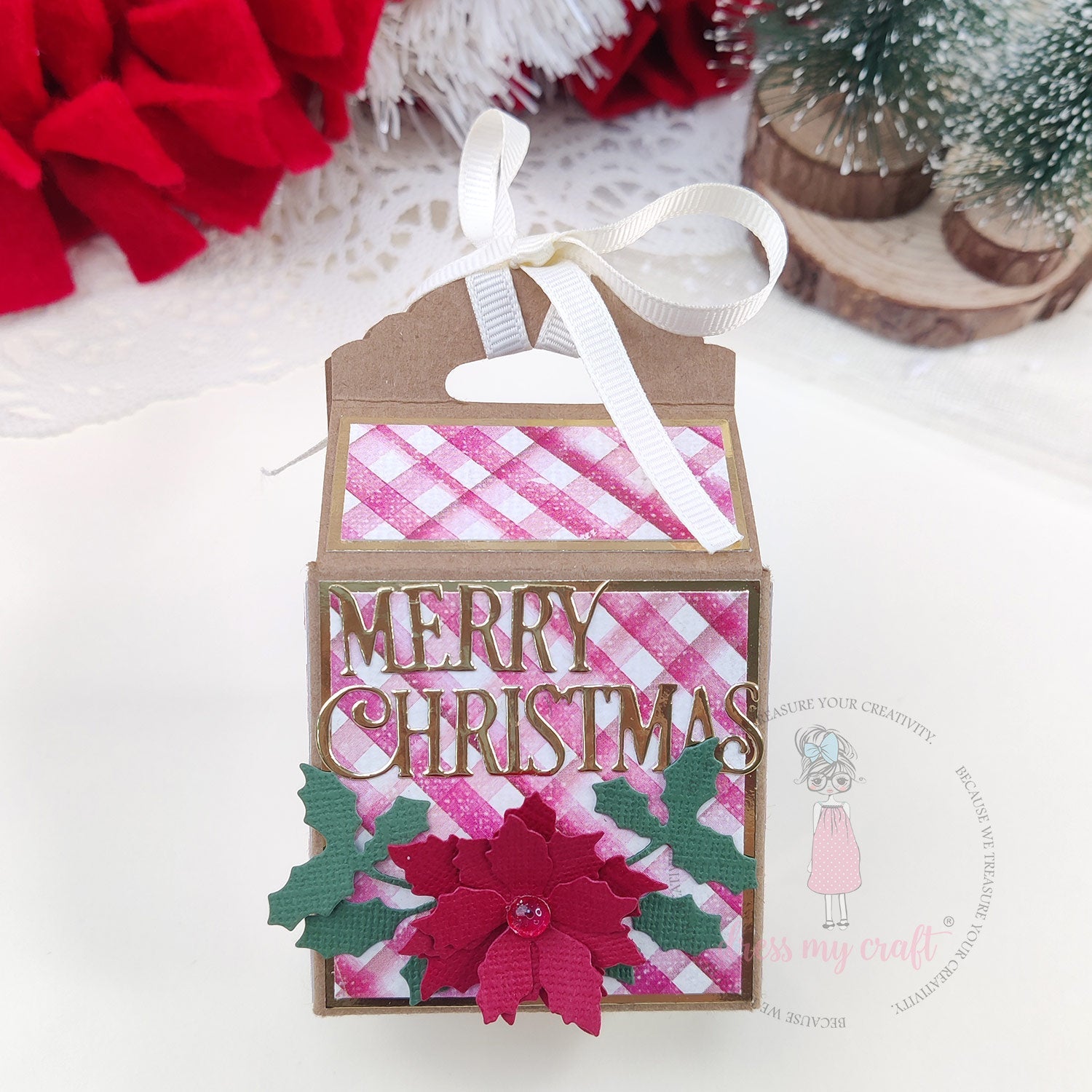 Festive Merry Christmas Gift Box