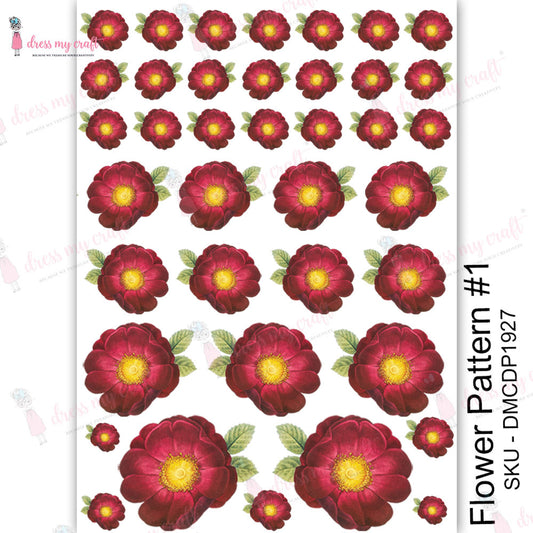 Flower Pattern #1 - Transfer Me