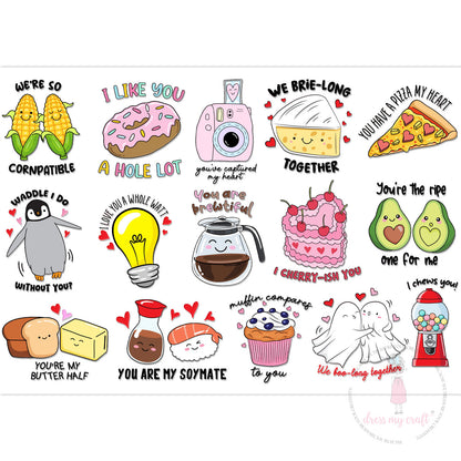 Stick N Peel Stickers -Love Talk