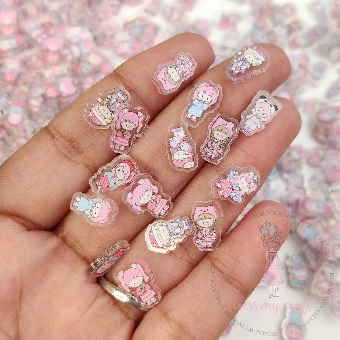 Kawaii Girl Charm Pack