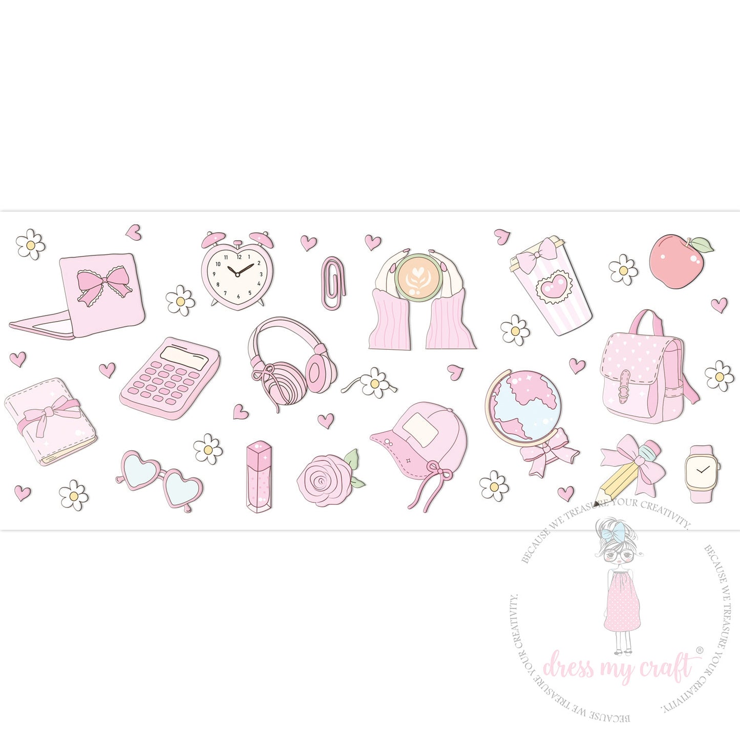 Stick N Peel Stickers -Pink Daily Dreams