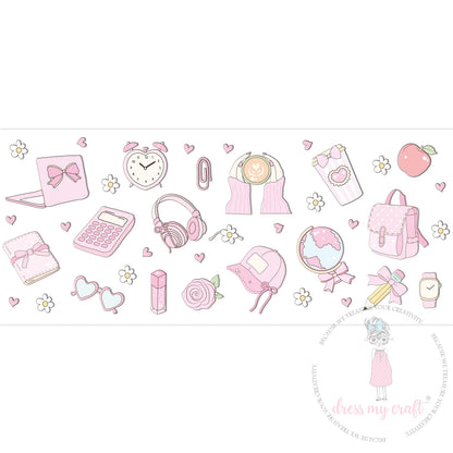 Stick N Peel Stickers -Pink Daily Dreams