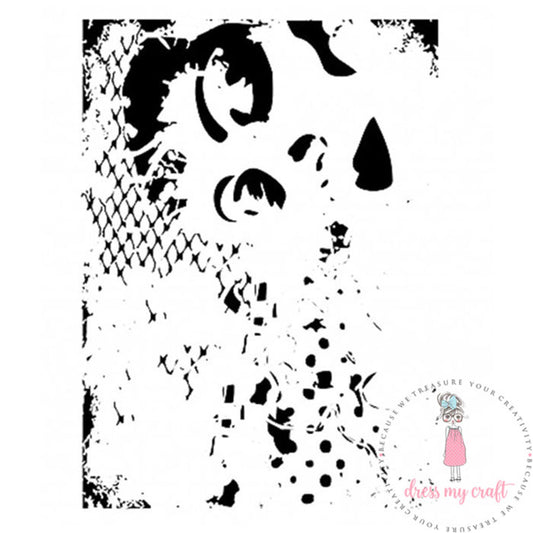 Abstract Lady - Stencil