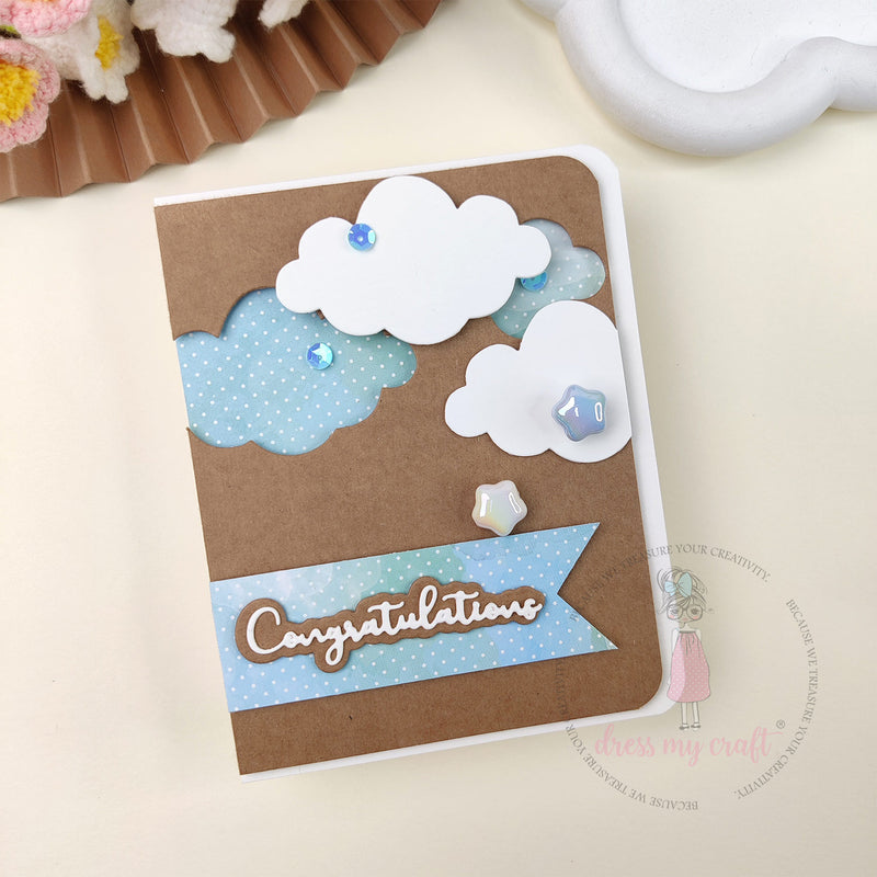 Cloudy Sky Congratulations Card