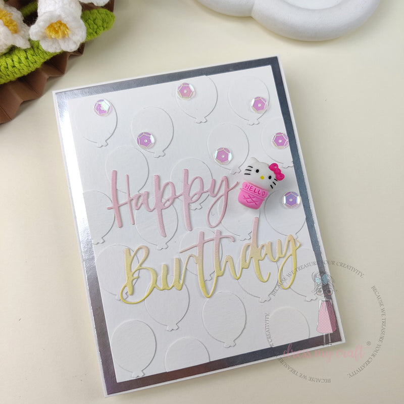 Hello Kitty Birthday Card