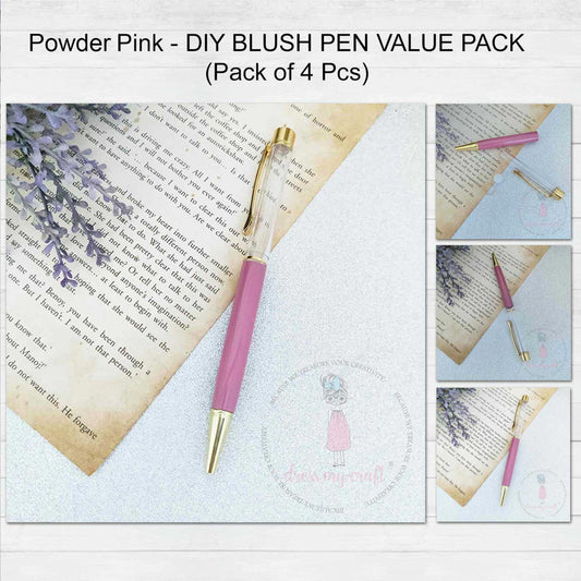 Powder Pink - DIY Blush Pen Value Pack (Pack Of 4 Pcs)