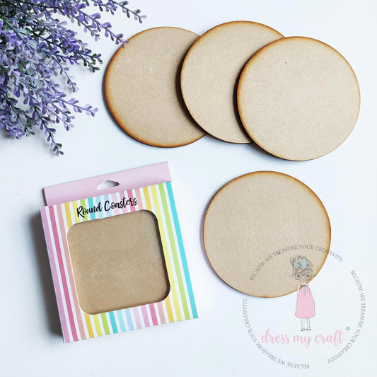 MDF Round Coasters