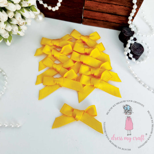 Mustard Yellow Ribbon Bows