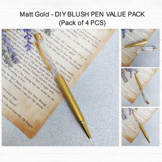 Matt Gold - DIY Blush Pen Value Pack (Pack Of 4 Pcs)