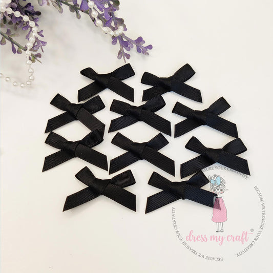 Black Ribbon Bows