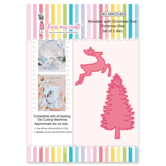 Reindeer with Christmas Tree - Christmas Dies