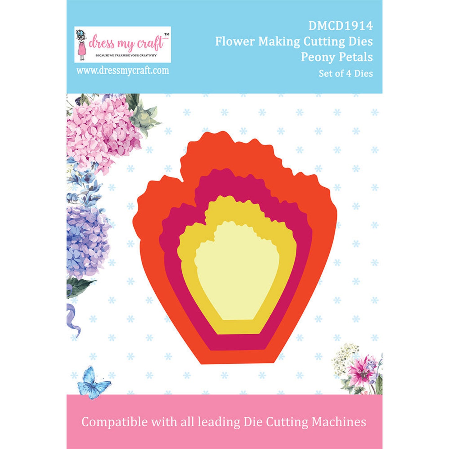 Peony Petals - Flower Making Cutting Dies