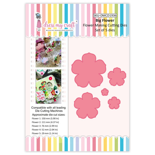 Big Flower - Flower Making Cutting Dies