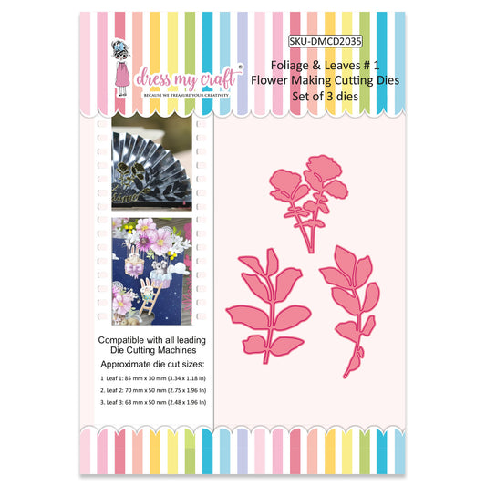 Foliage & Leaves # 1 - Flower Making Cutting Dies