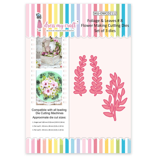 Foliage & Leaves # 8 - Flower Making Cutting Dies
