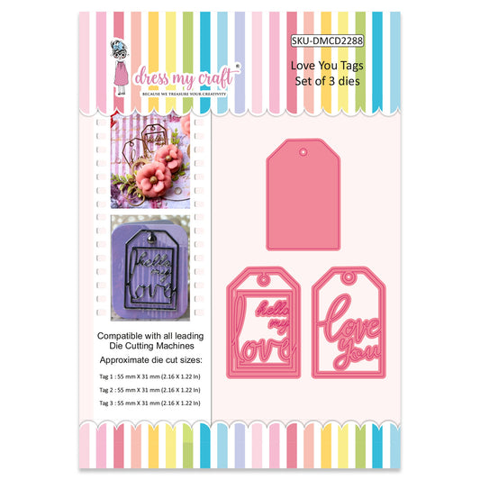 Love You Tags - Die