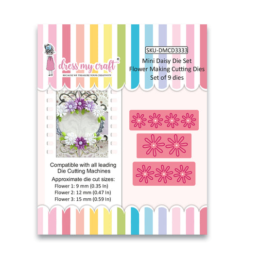 Mini Daisy Die Set - Flower Making Cutting Dies
