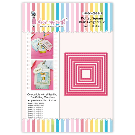 Dotted Square - Basic Designer Die