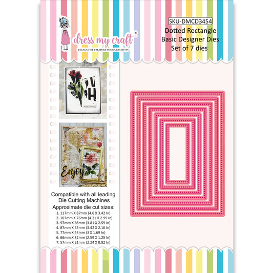 Dotted Rectangle - Basic Designer Die