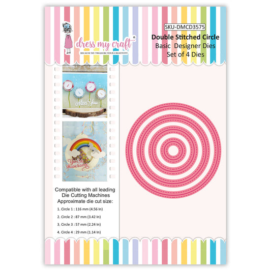 Double Stitched Circle - Basic Designer Die