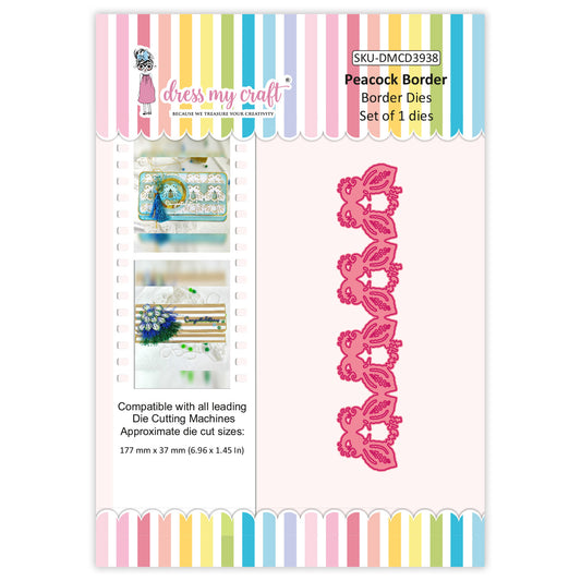 Peacock Border - Border Die