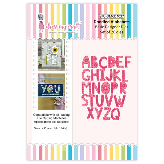 Doodled Alphabets - Basic Designer Dies