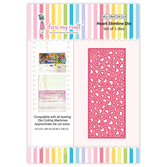 Heart Slimline Die
