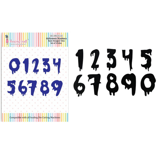 Halloween Numbers - Basic Designer Dies