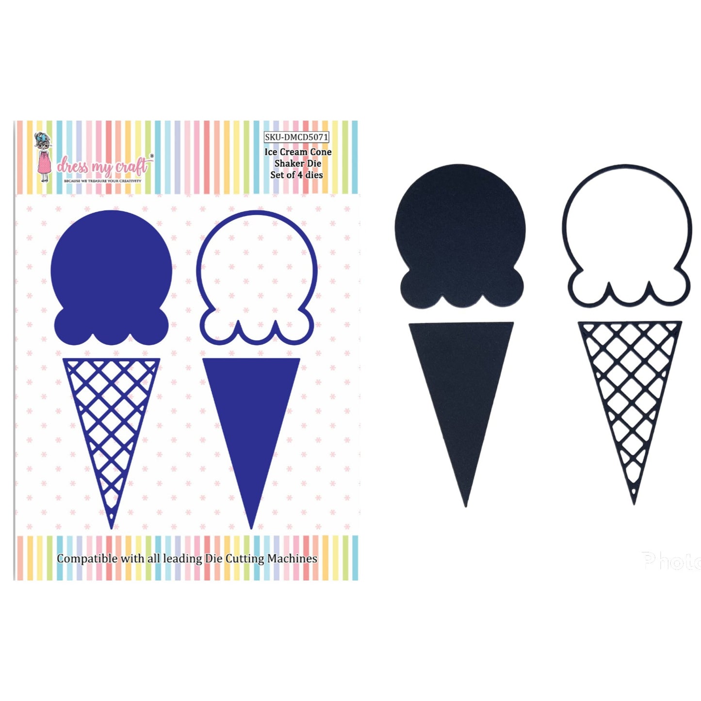 Ice Cream Cone - Shaker Die