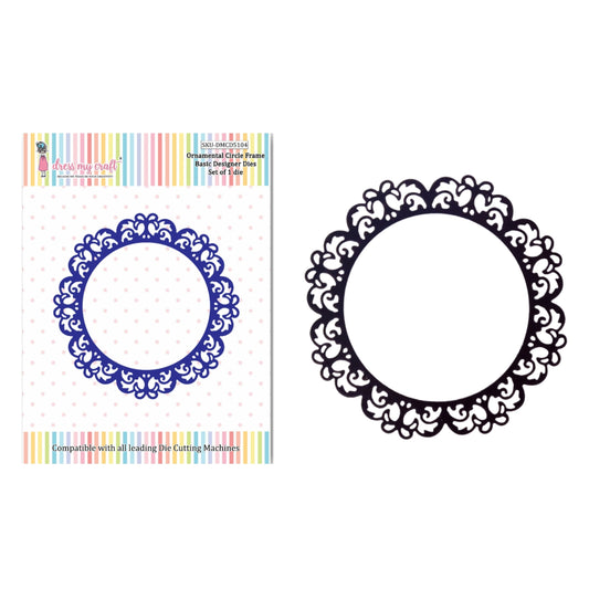 Ornamental Circle Frame - Basic Designer Dies